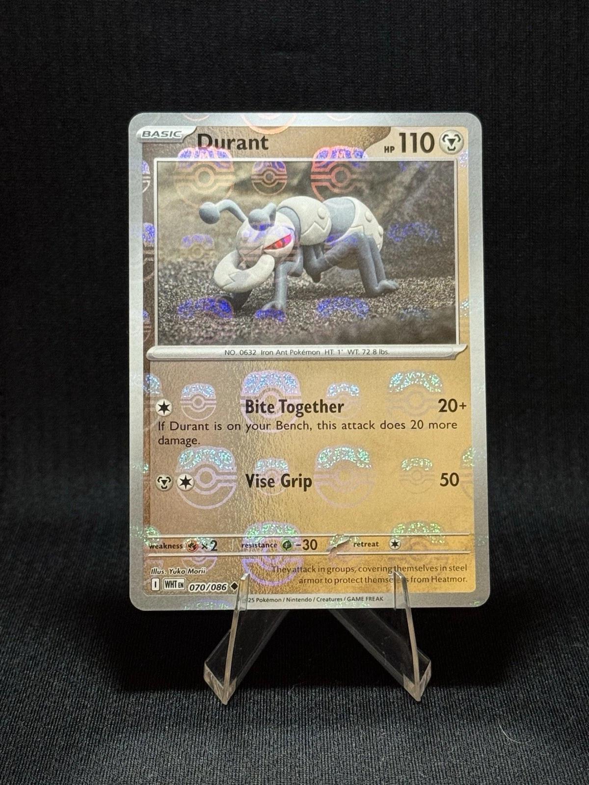 White Flare Durant [Master-Ball] Pokémon card